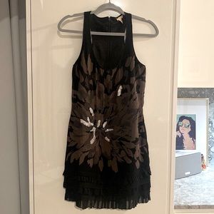 Sexy mini racer back sequin Ted Baker dress